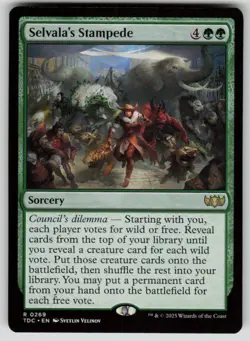 Selvala's Stampede Normal R Commander: Tarkir: Dragonstorm 269 NM - Image 1
