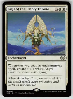 Sigil of the Empty Throne Normal R Commander: Duskmourn: House of Horror 103 NM - Image 1