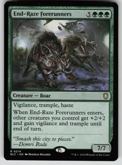 End-Raze Forerunners Normal R Commander: Bloomburrow 214 NM - Image 1