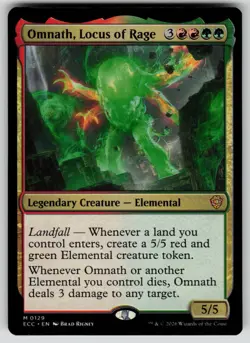 Omnath, Locus of Rage Normal M Commander: Lorwyn Eclipsed 129 NM - Image 1