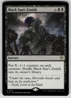 Black Sun's Zenith Normal R Commander: Lorwyn Eclipsed 71 NM - Image 1