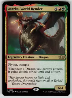 Atarka, World Render Normal R Commander: Tarkir: Dragonstorm 281 NM - Image 1