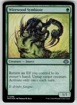 Wirewood Symbiote Foil U Modern Horizons 3 288 NM - Image 1