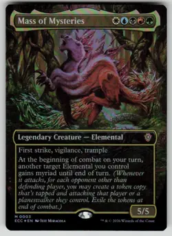 Mass of Mysteries (Borderless) Foil M Commander: Lorwyn Eclipsed 3 NM - Image 1