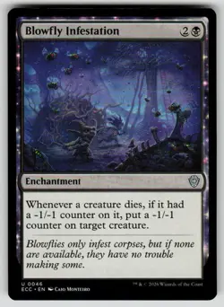 Blowfly Infestation Normal U Commander: Lorwyn Eclipsed 46 NM - Image 1