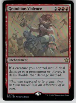 Gratuitous Violence Foil R Foundations 715 NM - Image 1