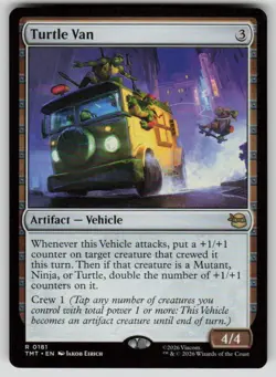 Turtle Van Normal R Teenage Mutant Ninja Turtles 181 NM - Image 1
