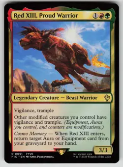 Red XIII, Proud Warrior R Commander: FINAL FANTASY 91 NM - Image 1