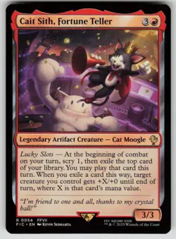 Cait Sith, Fortune Teller R Commander: FINAL FANTASY 54 NM - Image 1