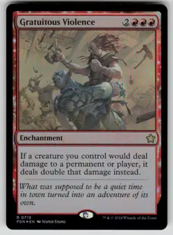 Gratuitous Violence Foil R Foundations 715 NM - Image 1