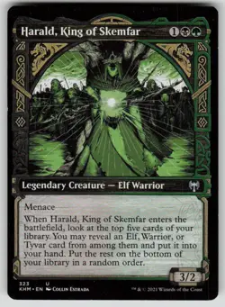 Harald, King of Skemfar (Showcase) Uncommon Kaldheim 323 MTG Lightly Played - Image 1