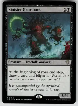 Sinister Gnarlbark Normal R Commander: Lorwyn Eclipsed 12 NM - Image 1