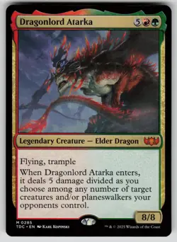 Dragonlord Atarka Normal M Commander: Tarkir: Dragonstorm 285 NM - Image 1