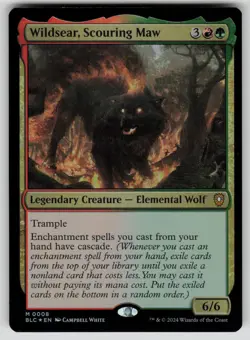 Wildsear, Scouring Maw Foil M Commander: Bloomburrow 8 NM - Image 1
