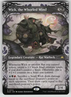 Wick, the Whorled Mind (Showcase) Normal R Bloomburrow 314 NM - Image 1