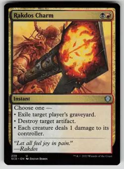 Rakdos Charm Normal U Starter Commander Decks 239 NM - Image 1