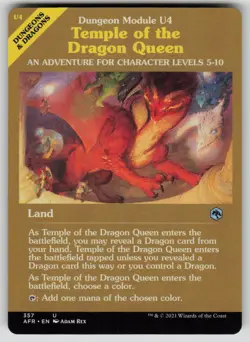 Temple of the Dragon Queen (Dungeon Module) Normal U AFR 357 NM - Image 1