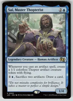 Sai, Master Thopterist (Anime) Normal R Foundations Jumpstart 63 NM - Image 1