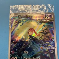 Scream Tail 065 Pokemon Center Stamped Promo Pokemon TCG SEALED - Image 4