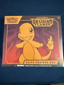 Pokemon Obsidian Flames ETB Scarlet & Violet Sealed Clean Wrap SV03 - Image 1