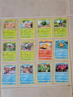 LOT OF 65 2017 POKEMON CRIMSON INVASION GAME TRADING CARDS BASIC - Image 1
