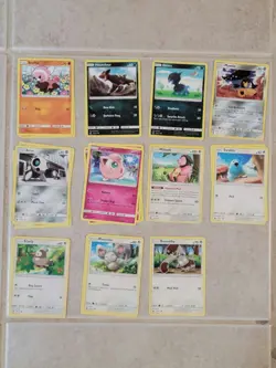 LOT OF 65 2017 POKEMON CRIMSON INVASION GAME TRADING CARDS BASIC - Image 3