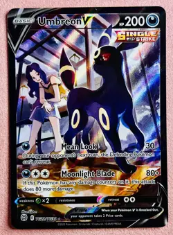 Umbreon V TG22/TG30 Brilliant Stars | Pokemon TCG Card | NM *Mark On Top Border - Image 1