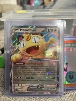 Meowth EX Full Art Holo Rare Perfect order 062/088 Pokemon Card 🔥🔥🔥 - Image 1