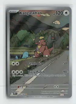 Kangaskhan 204/182 Illustration Rare Pokemon TCG SV10: Destined Rivals DRI NM - Image 1