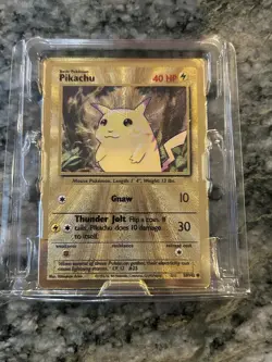 Pokemon Celebrations Pikachu Metal Card 58/102 in original packaging - Image 1
