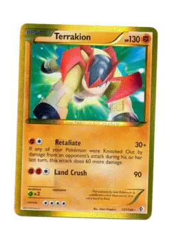 Pokemon Terrakion 151/149 Secret Rare Boundaries Crossed NM/LP - Image 1