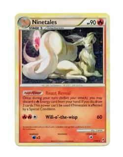 Pokemon Ninetales Holo 17/95 Call of Legends Series LP - Image 1