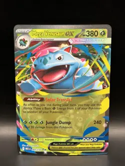 Mega Venusaur ex 003/132 - Pokemon Mega Evolution Card - NM - Image 1