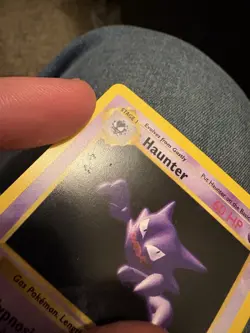 Pokemon Haunter 60 HP Base Set Shadowless 1st Edition Uncommon 29/102 - Image 5