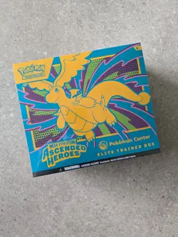 Pokemon TCG Ascended Heroes New & Sealed Pokemon Center ETB Elite Trainer Box - Image 1