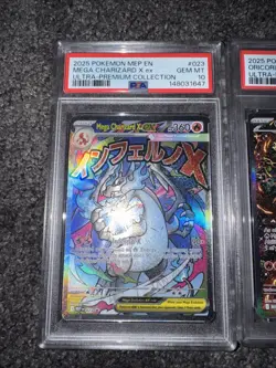 2025 Pokemon UPC Mega Charizard X ex & Oricorio ex PSA 10 graded in sequential - Image 2