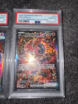 2025 Pokemon UPC Mega Charizard X ex & Oricorio ex PSA 10 graded in sequential - Image 3