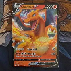 Pokemon Charizard V Ultra Rare Holo 019/189 Darkness Ablaze 2020 Basic 220 HP EN - Image 1
