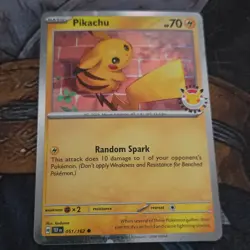 Pokemon Pikachu Stamped 2024 Pokemon Day 051/162 Basic 70 HP Random Spark EN - Image 1