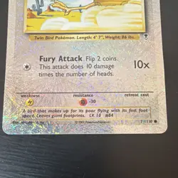 Pokemon TCG Doduo 71/110 Legendary Collection Reverse Holo 50 HP Common 2002 - Image 2