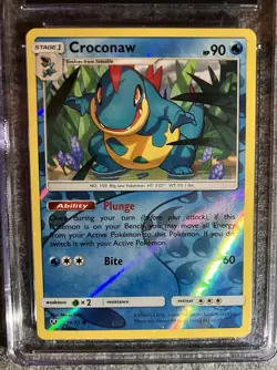 1 Of 1 World Record Croconaw 19/73 Shining Legends Reverse Holo - Image 3