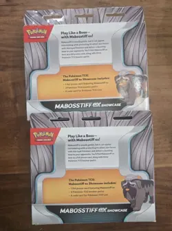 Pokemon TCG Mabosstiff ex Showcase Box Promo 3 Booster Packs LOT OF 2 NEW/Sealed - Image 2