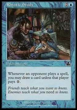 Magic MTG Prophecy Rhystic Study NEAR MINT NM - Image 1