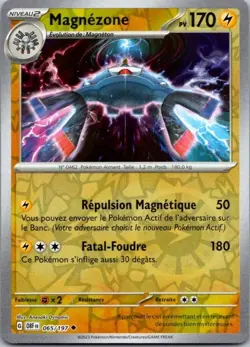 Carte Pokemon Magnezone 065/197 Reverse - 2023 - Image 1