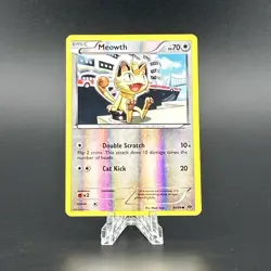MEOWTH | 80/99 | REVERSE HOLO C LP | NEXT DESTINIES POKEMON - Image 1