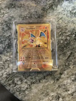 2021 Pokemon Celebrations Charizard Ultra-Premium Collection Gold Metal Promo #4 - Image 1