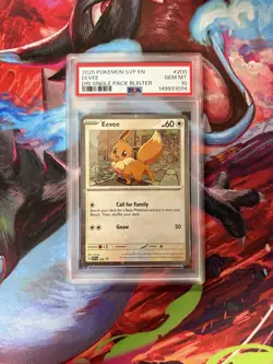 PSA 10 - 2025 POKEMON SVP EN-SV BLACK STAR PROMO 200 EEVEE | COSMO | LOW POP - Image 1