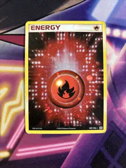 Fire Energy - 102/106 - Pokemon EX Emerald Holo Vintage 2005 HP - Image 1