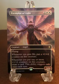 MTG Exemplar of Light (Borderless) Foundations Foil FDN Magic The Gathering - Image 1