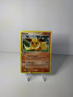 Pokemon TCG Flareon Holo Rare POP Series 3 2/17 Stage 1 70 LP 2006 English - Image 1